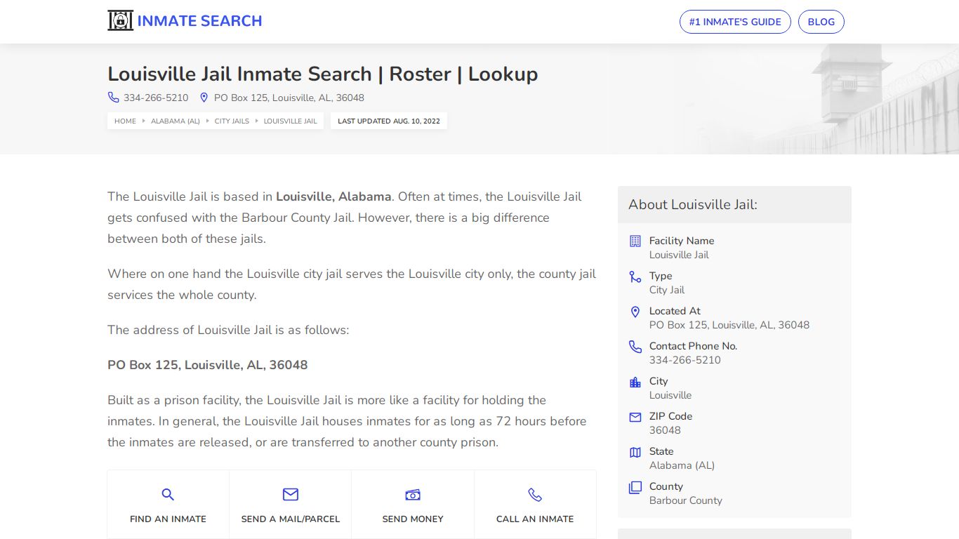 Louisville Jail Inmate Search | Roster | Lookup